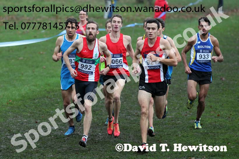 Senior men's European Cross Country Trials, Sefton Park, Liverpool. Photo: David T. Hewitson/Sports for All Pics